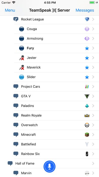TeamSpeak 3 – Voice Chat app screenshot 2