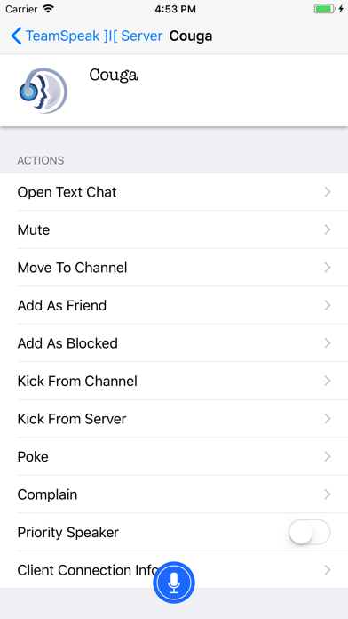 TeamSpeak 3 – Voice Chat app screenshot 3