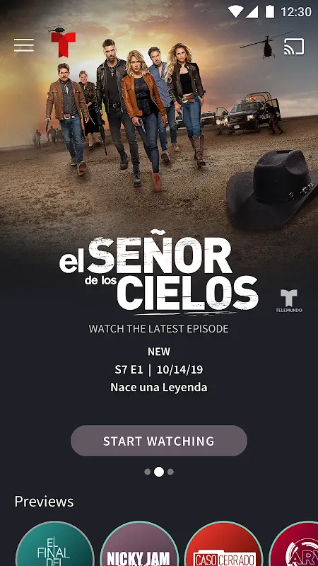 Telemundo app screenshot 1