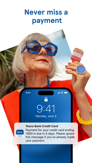 Tesco Bank and Clubcard Pay+ app screenshot 2
