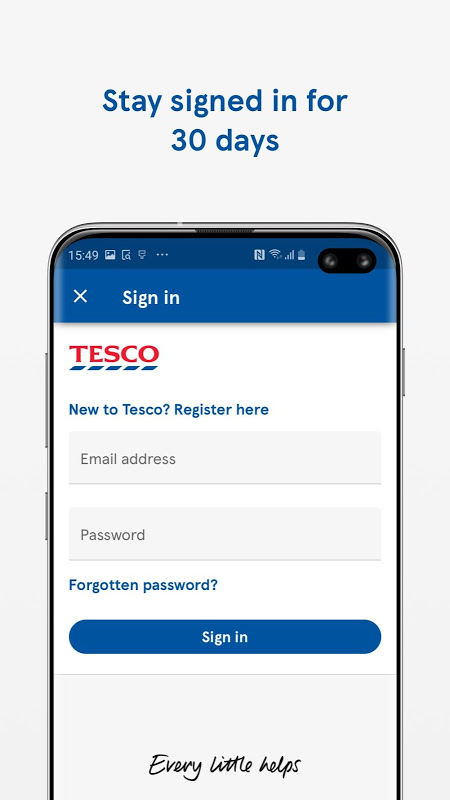 Tesco Grocery & Clubcard app screenshot 1