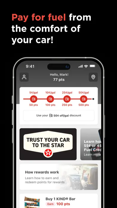 Texaco app screenshot 2