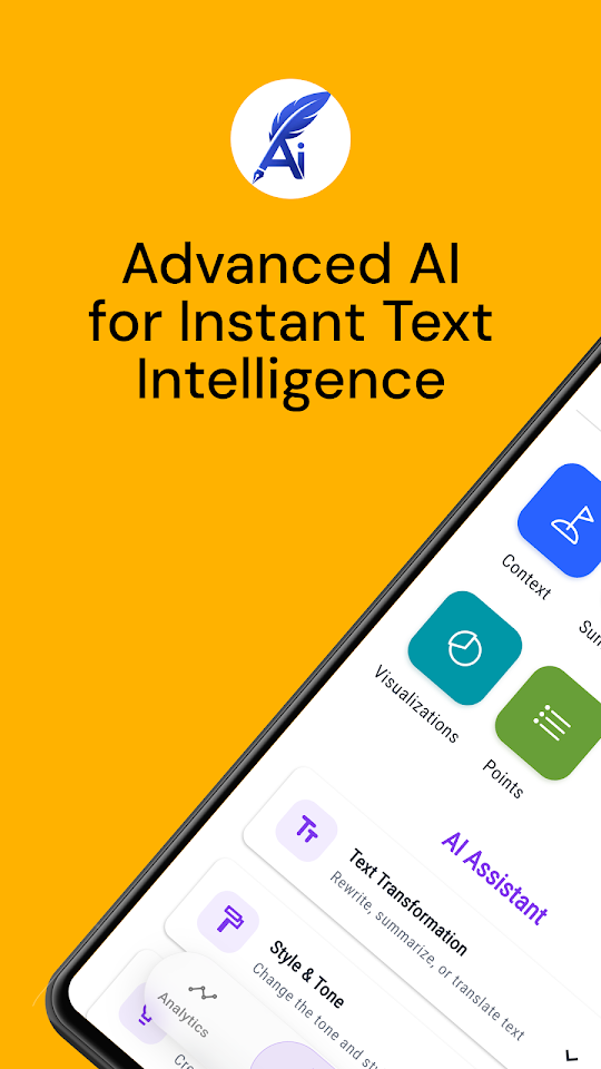 Text Analyzer AI app screenshot 2