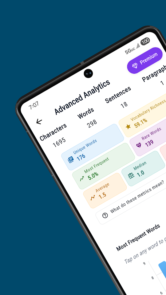 Text Analyzer AI app screenshot 6