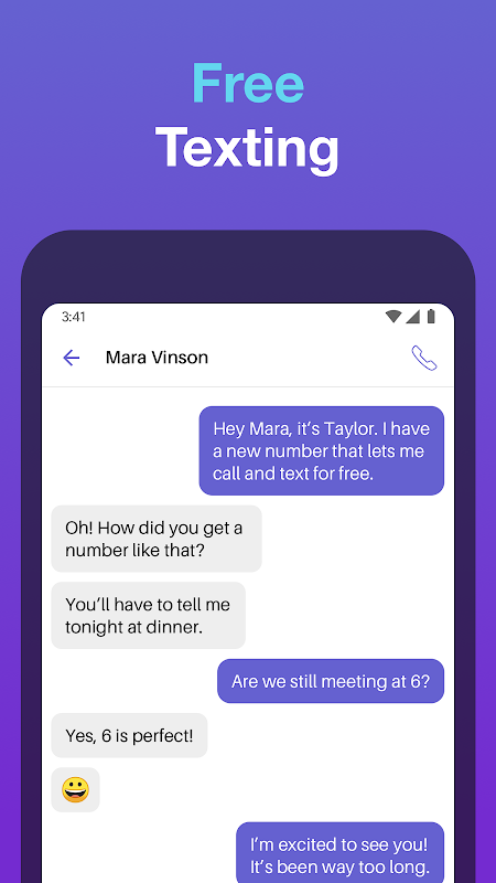 Text Free: Second Phone Number app screenshot 4