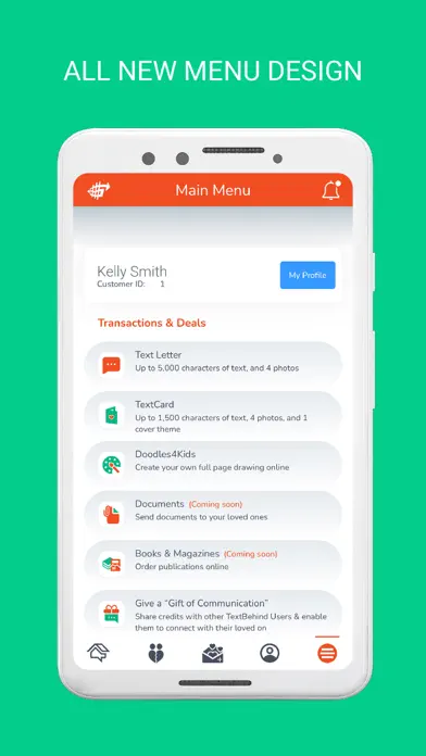 TextBehind Inmate Texting App app screenshot 1