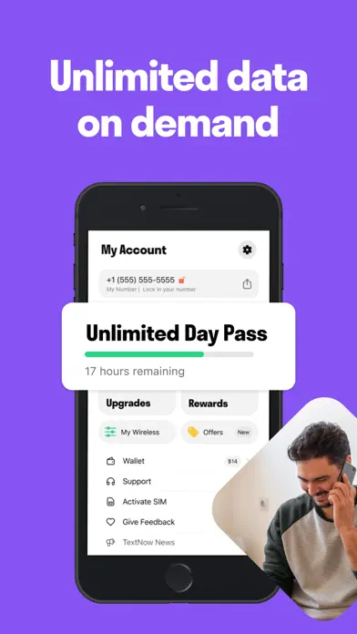 TextNow app screenshot 5