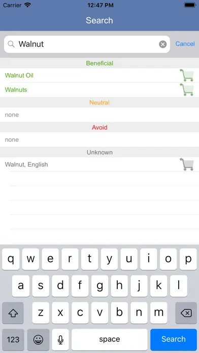 The Blood Type Diet® app screenshot 4
