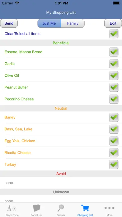 The Blood Type Diet® app screenshot 6