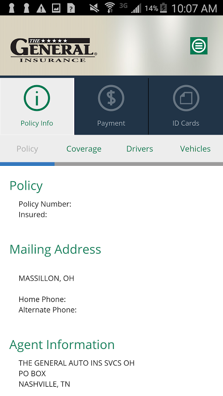 The General® Auto Insurance app screenshot 3
