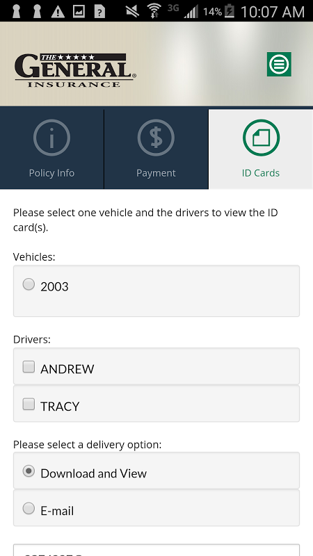 The General® Auto Insurance app screenshot 5