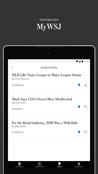 The Wall Street Journal. app screenshot 8