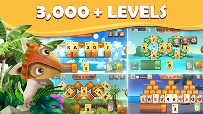 Tiki Solitaire TriPeaks app screenshot 1