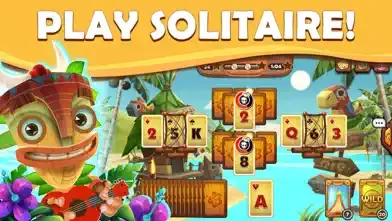 Tiki Solitaire TriPeaks app screenshot 3