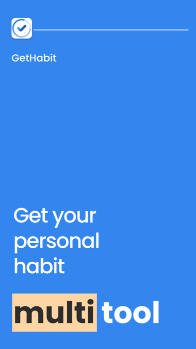Timecap: Habit Tracker App app screenshot 1