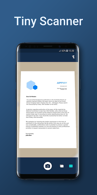 Tiny Scanner – PDF Scanner App app screenshot 1