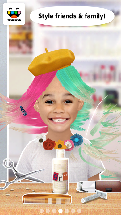 Toca Hair Salon Me app screenshot 1