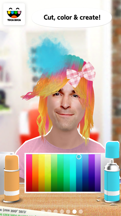 Toca Hair Salon Me app screenshot 2
