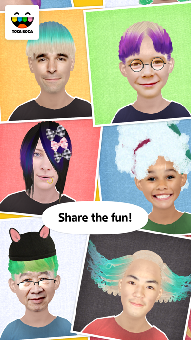 Toca Hair Salon Me app screenshot 5