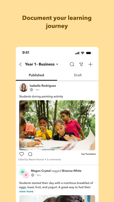 Toddle Student app screenshot 3