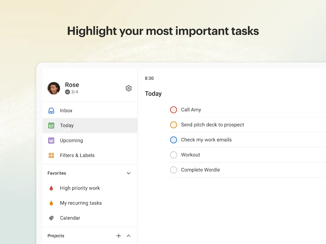 Todoist: to-do list & planner app screenshot 4