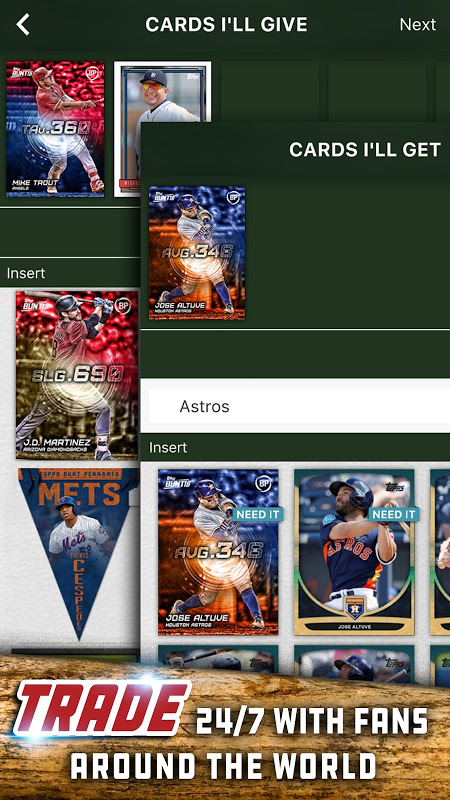 Topps® BUNT® MLB Card Trader app screenshot 5