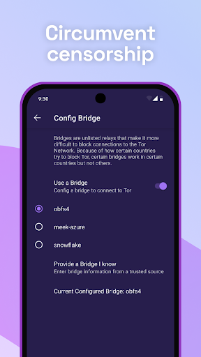 Tor Browser app screenshot 2