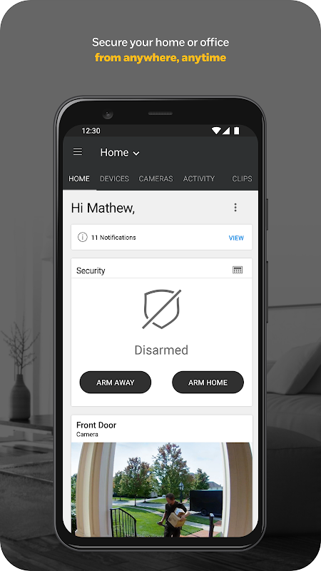 Total Connect 2.0 app screenshot 2