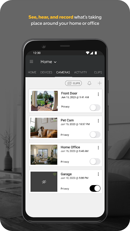Total Connect 2.0 app screenshot 3