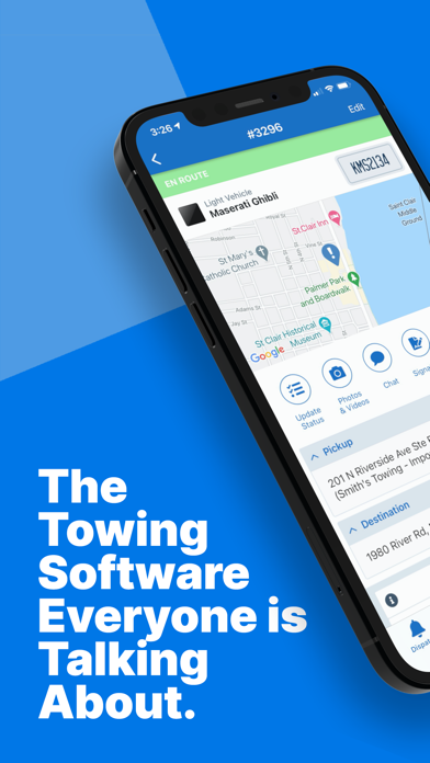 Towbook app screenshot 1