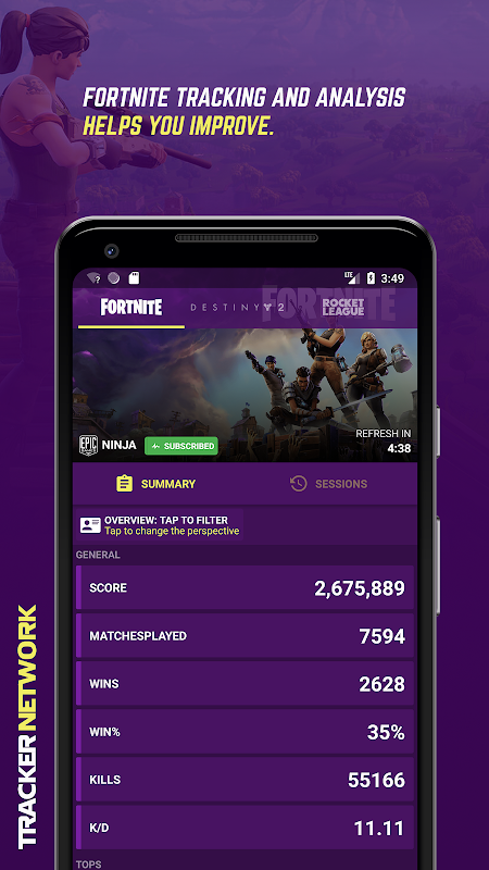 Tracker Network Stats app screenshot 2