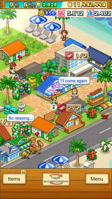 Tropical Resort Story app screenshot 1