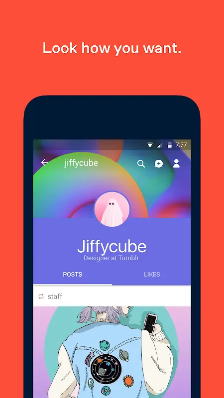 Tumblr—Fandom, Art, Chaos app screenshot 5