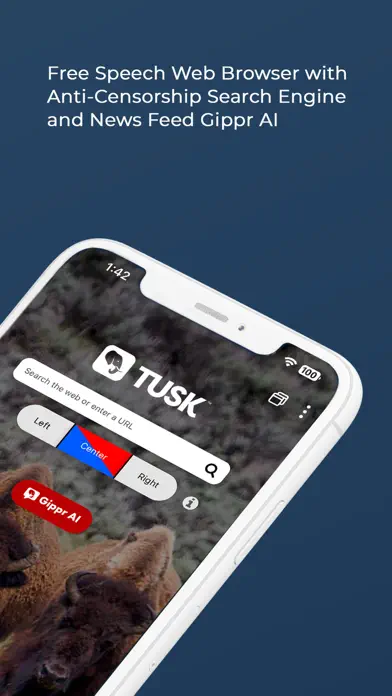 TUSK Search app screenshot 2
