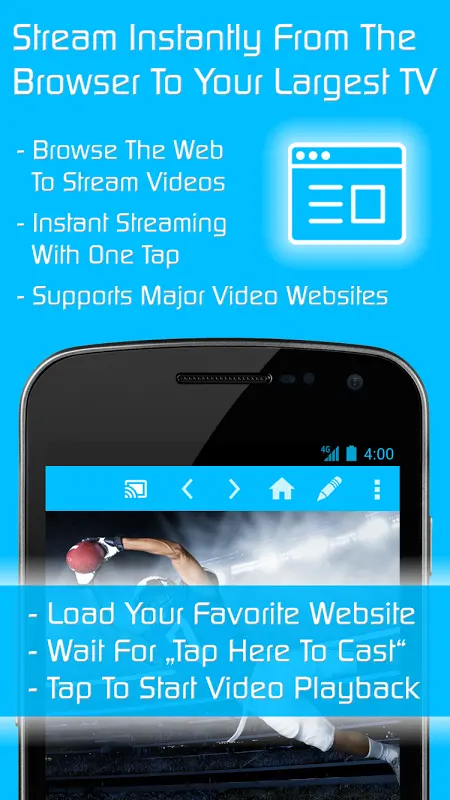 TV Cast Pro for Android TV app screenshot 1