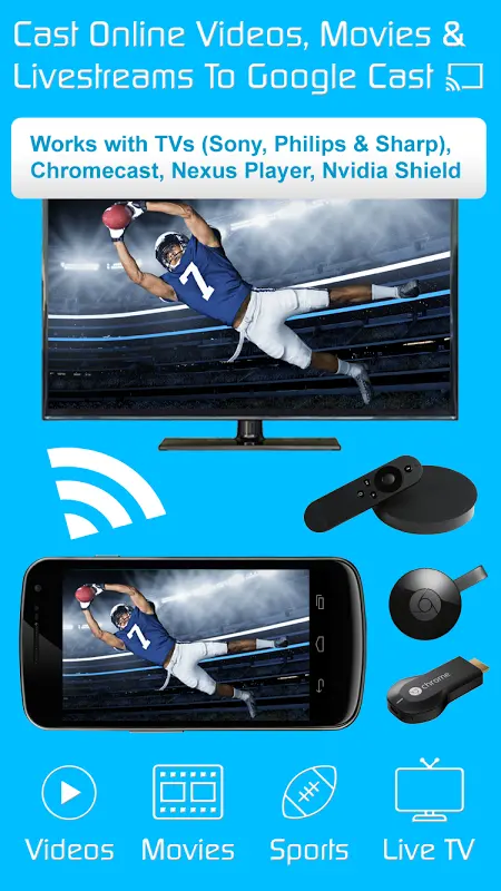 TV Cast Pro for Android TV app screenshot 2