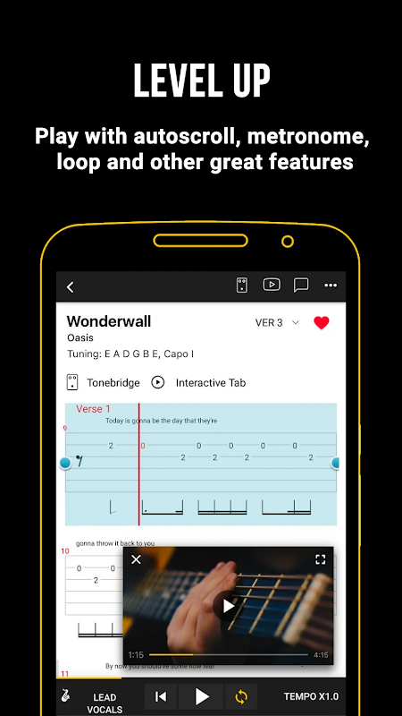 Ultimate Guitar: Chords & Tabs app screenshot 2