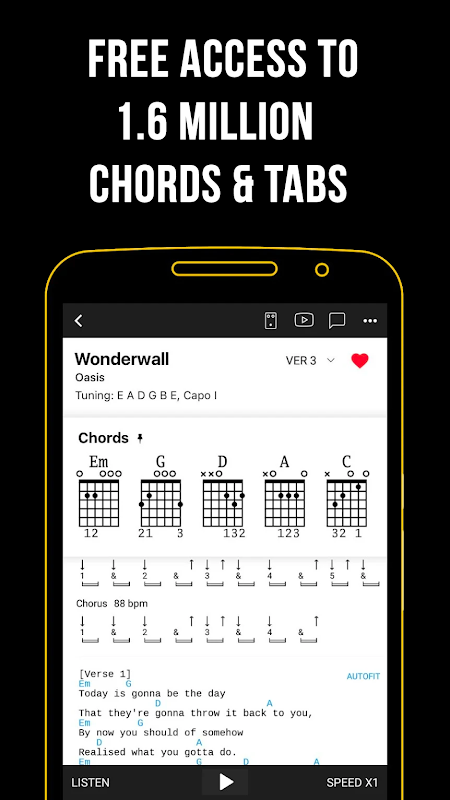 Ultimate Guitar: Chords & Tabs app screenshot 5