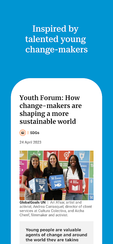 UN News app screenshot 4