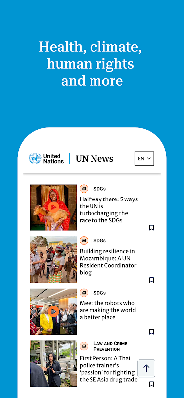 UN News app screenshot 5