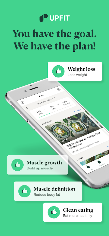 Upfit Nutrition Coaching app screenshot 2