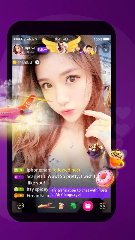 Uplive-Live Stream, Go Live app screenshot 2
