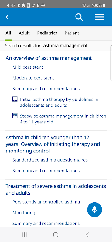 UpToDate app screenshot 5