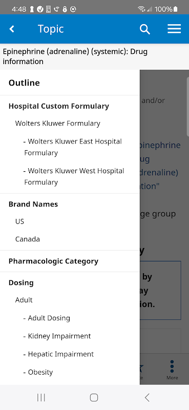 UpToDate app screenshot 7