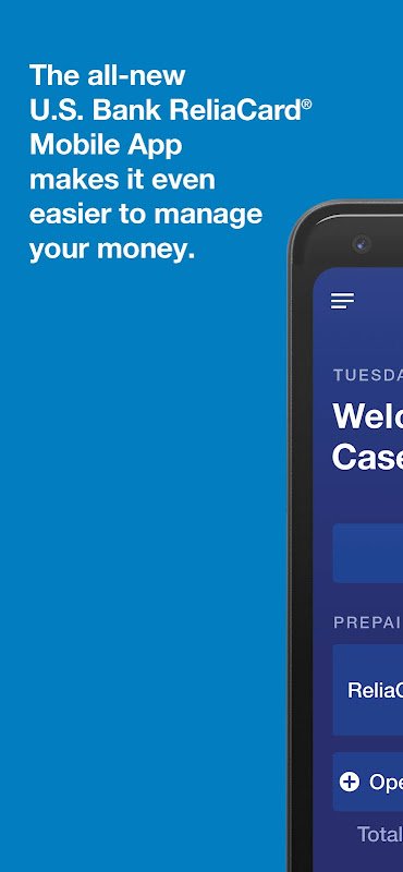 U.S. Bank ReliaCard app screenshot 1
