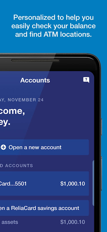 U.S. Bank ReliaCard app screenshot 2