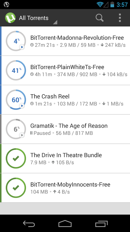 µTorrent®- Torrent Downloader app screenshot 1