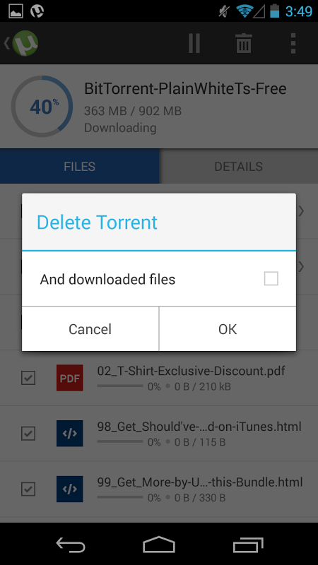 µTorrent®- Torrent Downloader app screenshot 4