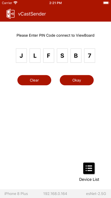 vCastSender app screenshot 2