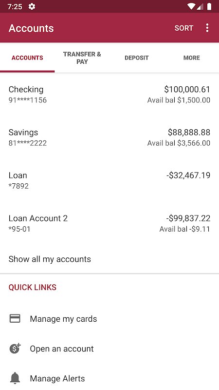 VCNB Mobile Banking app screenshot 3